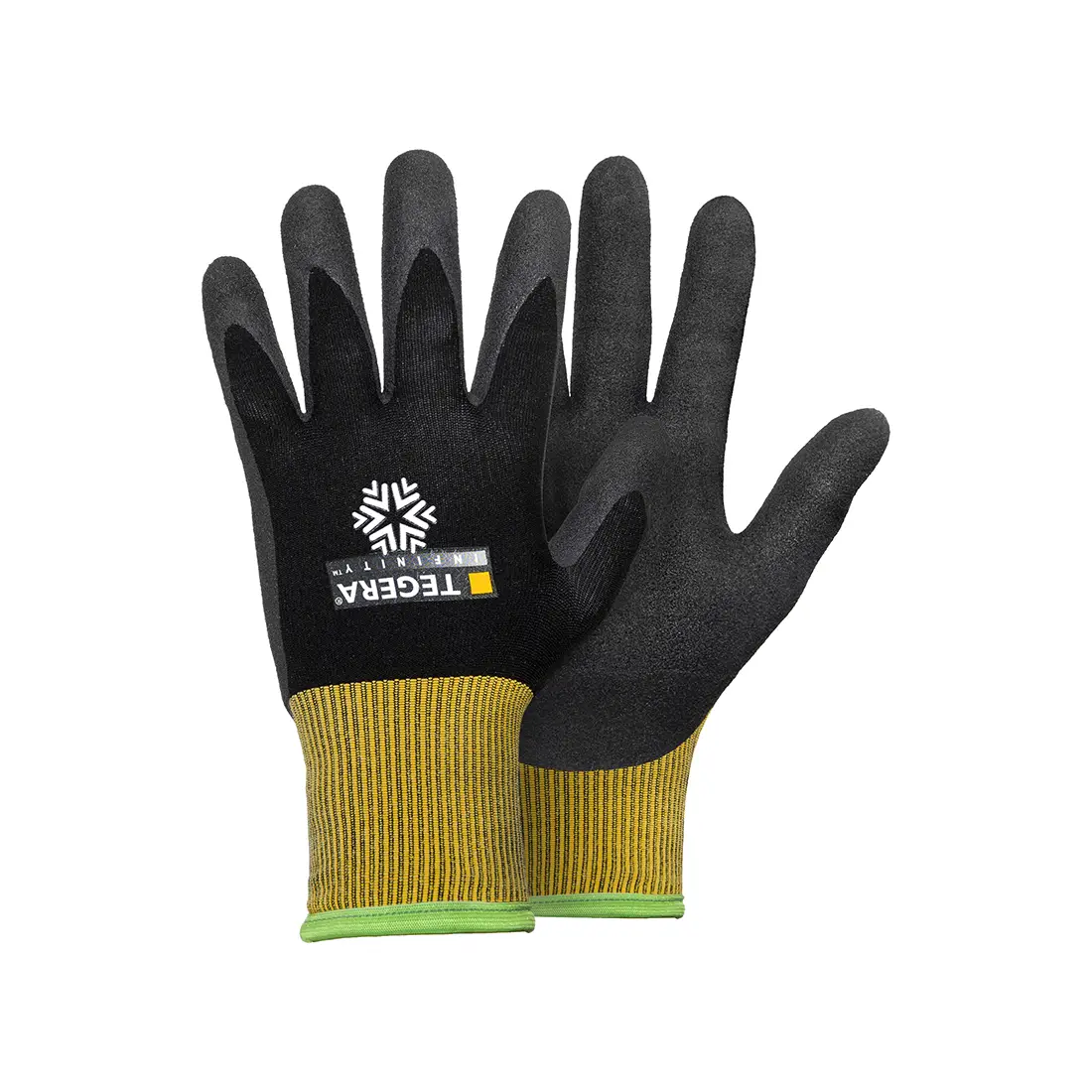TEGERA - Synthetikhandschuh INFINITY schwarz/gelb