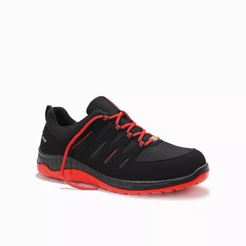 ELTEN - MADDOX ESD LOW S3 schwarz/rot