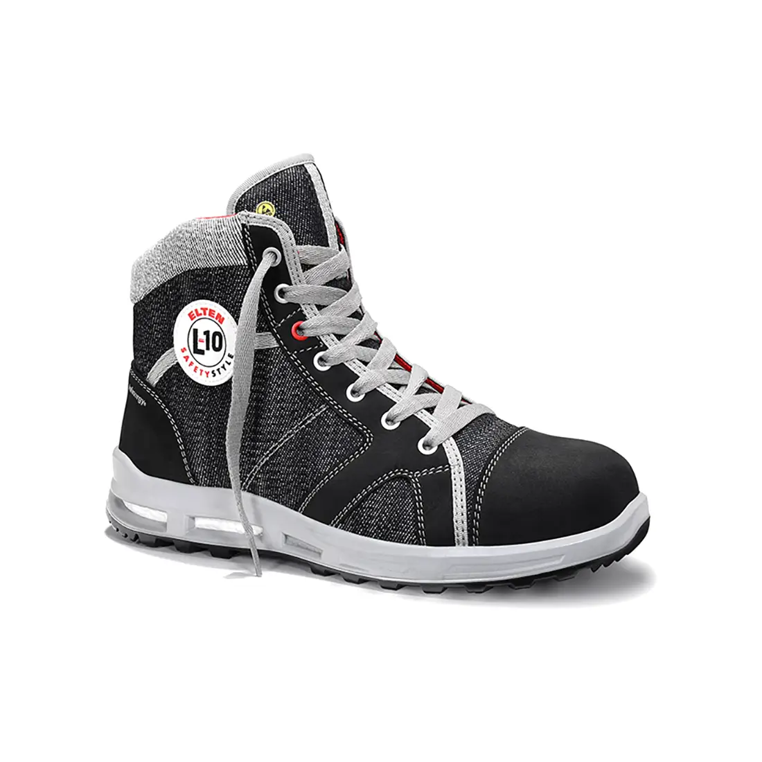 ELTEN - SENSATION XXT ESD MID S2 jeans/schwarz