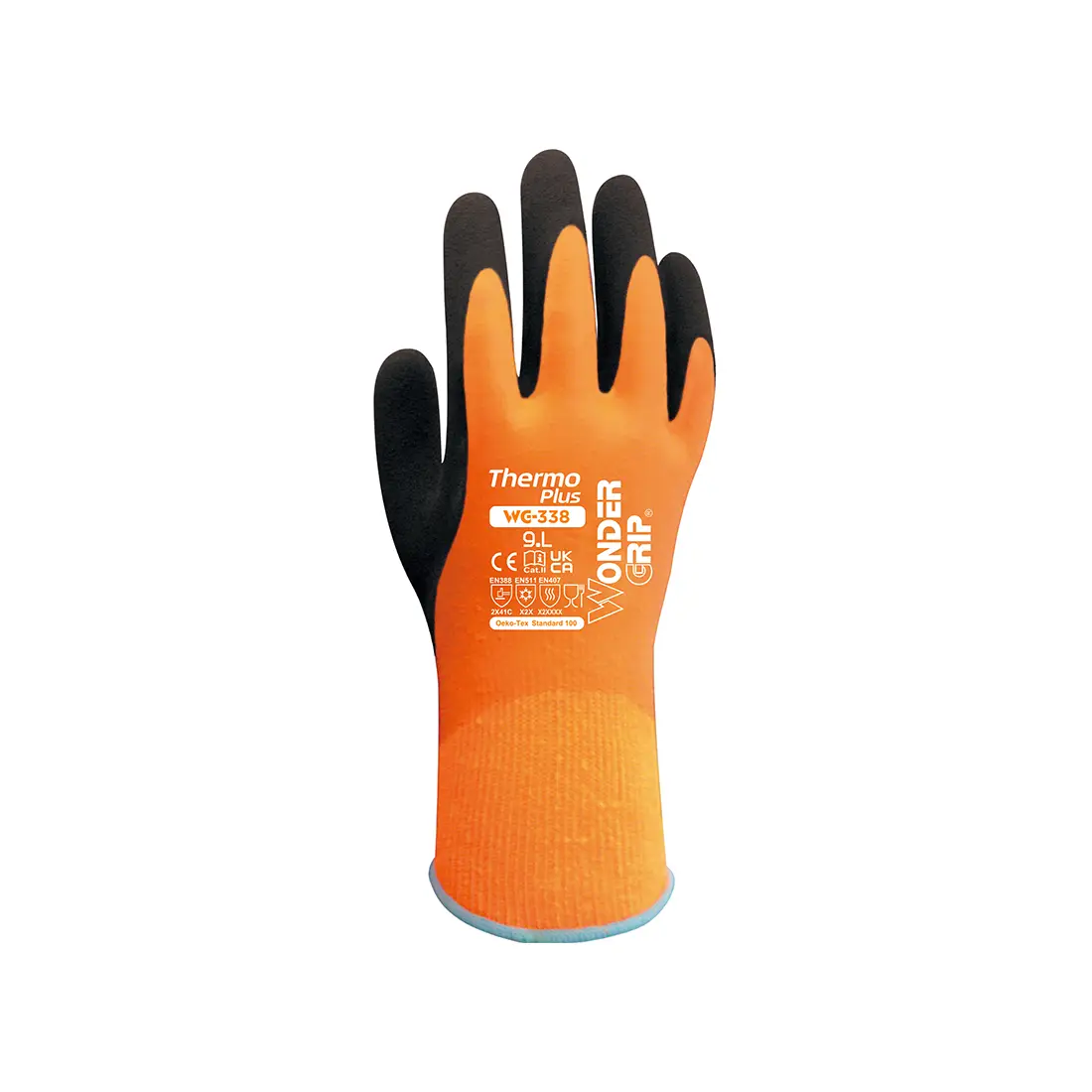 WONDERGRIP - Kälteschutzhandschuh THERMO PLUS orange/schwarz