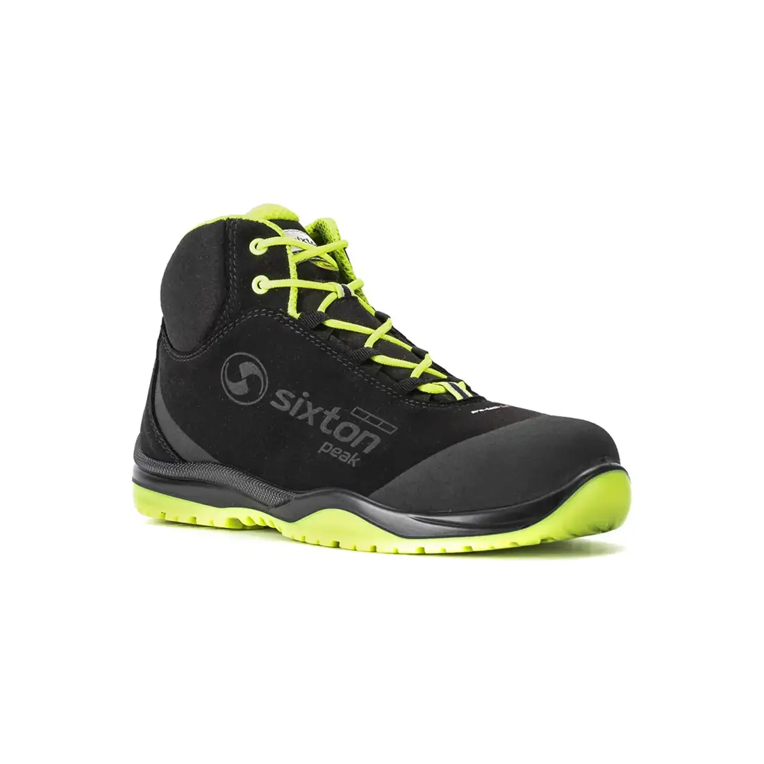 SIXTON - CUBAN SRC ESD HIGH S3 schwarz/neon gelb