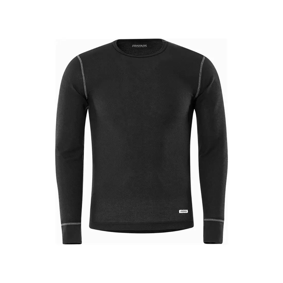 FRISTADS - T-Shirt langarm 787 OF schwarz