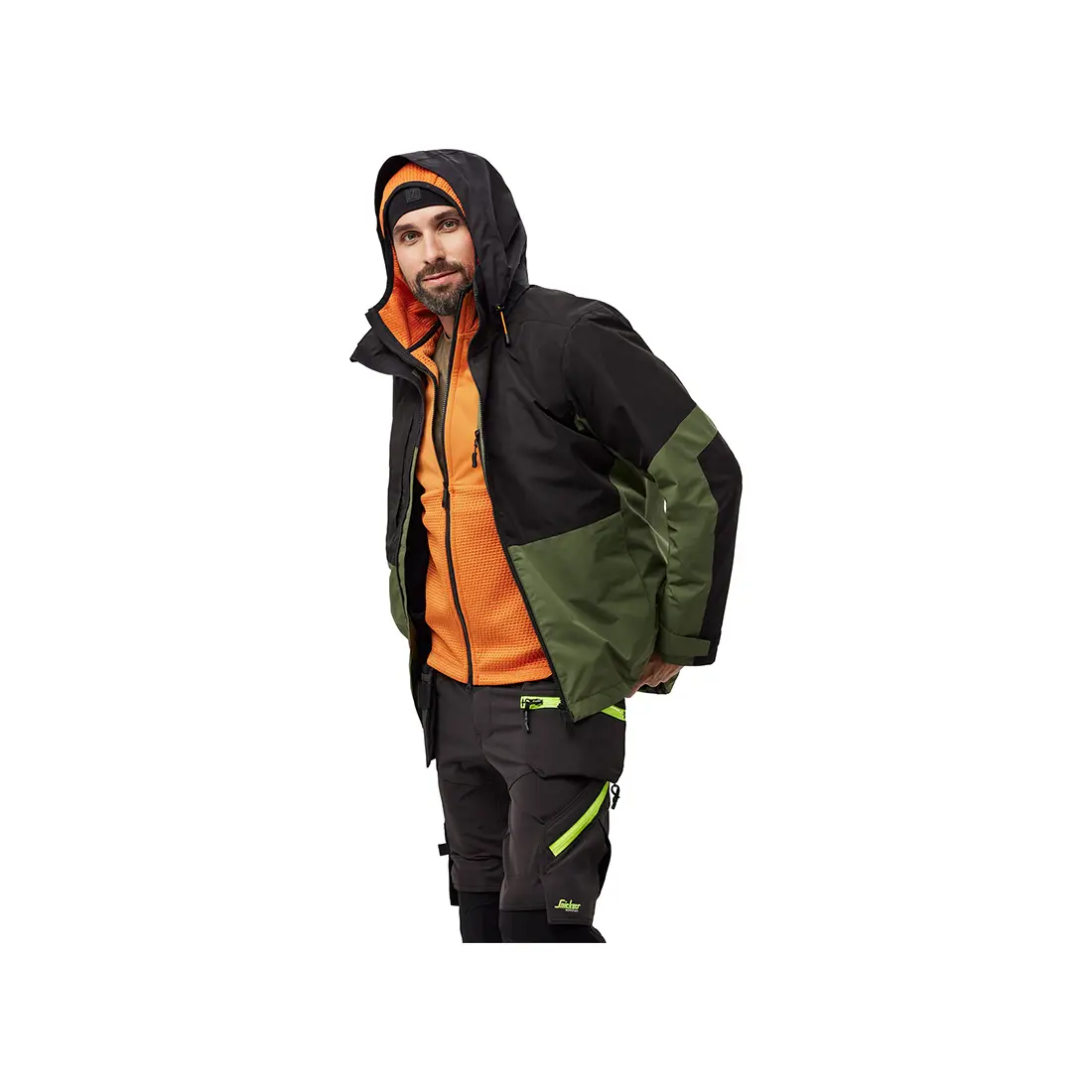 SNICKERS - FlexiWork Full-Zip Midlayer Kapuzenjacke