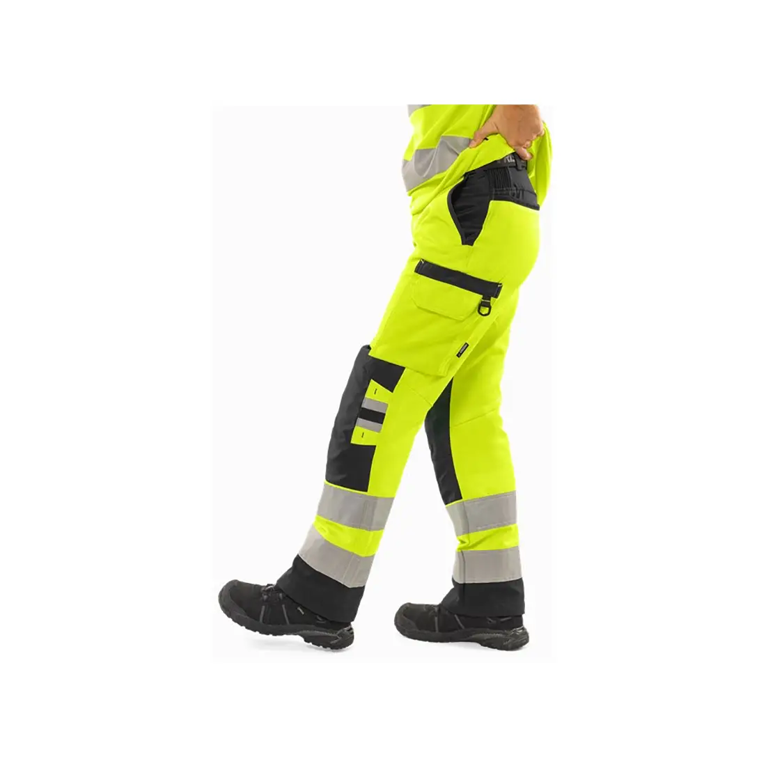 FRISTADS - Hi-Vis Green Bundhose 2642 Damen